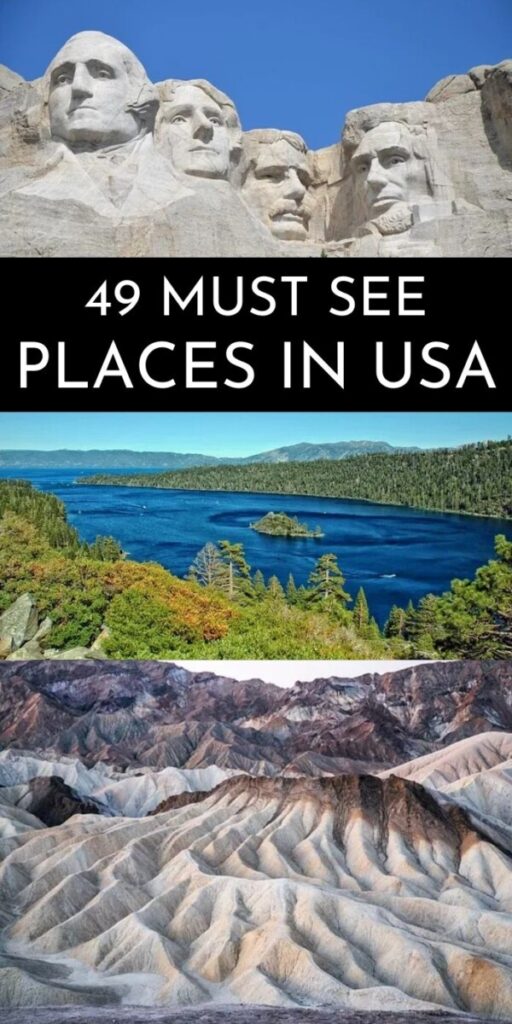 Find out the best places to visit in this USA Bucket List