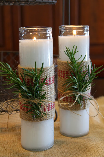 rosemary candles
