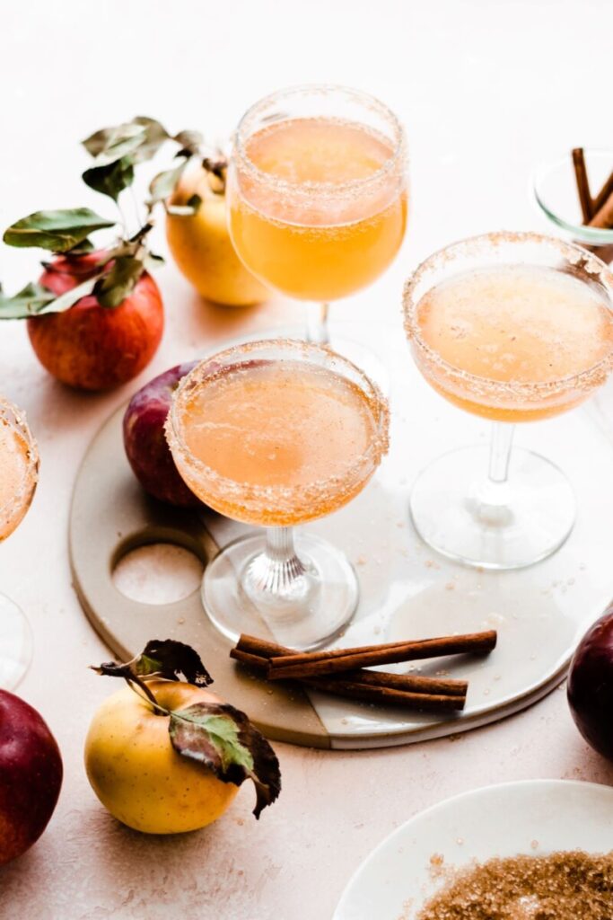 apple cider mimosa  drinks