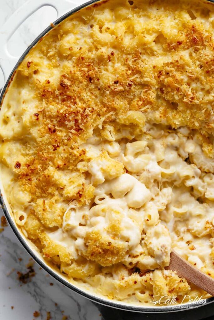 Garlic Parmesan Mac And Cheese