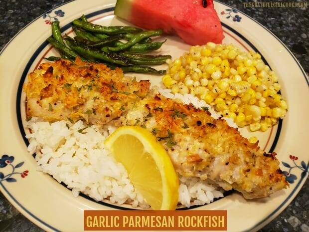 Garlic Parmesan Rockfish