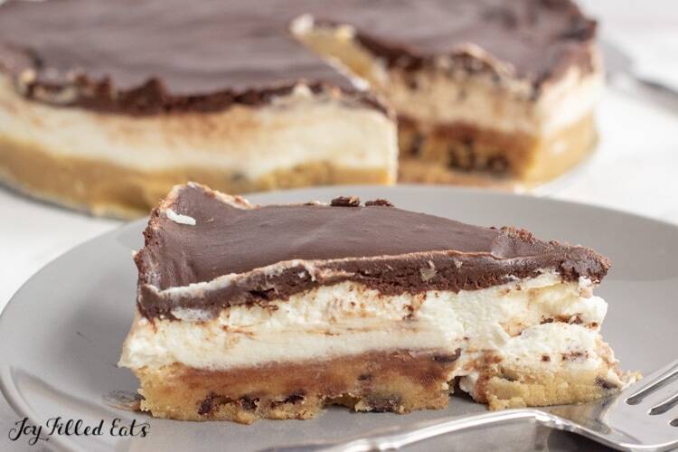 No Bake Cookie Dough Cheesecake