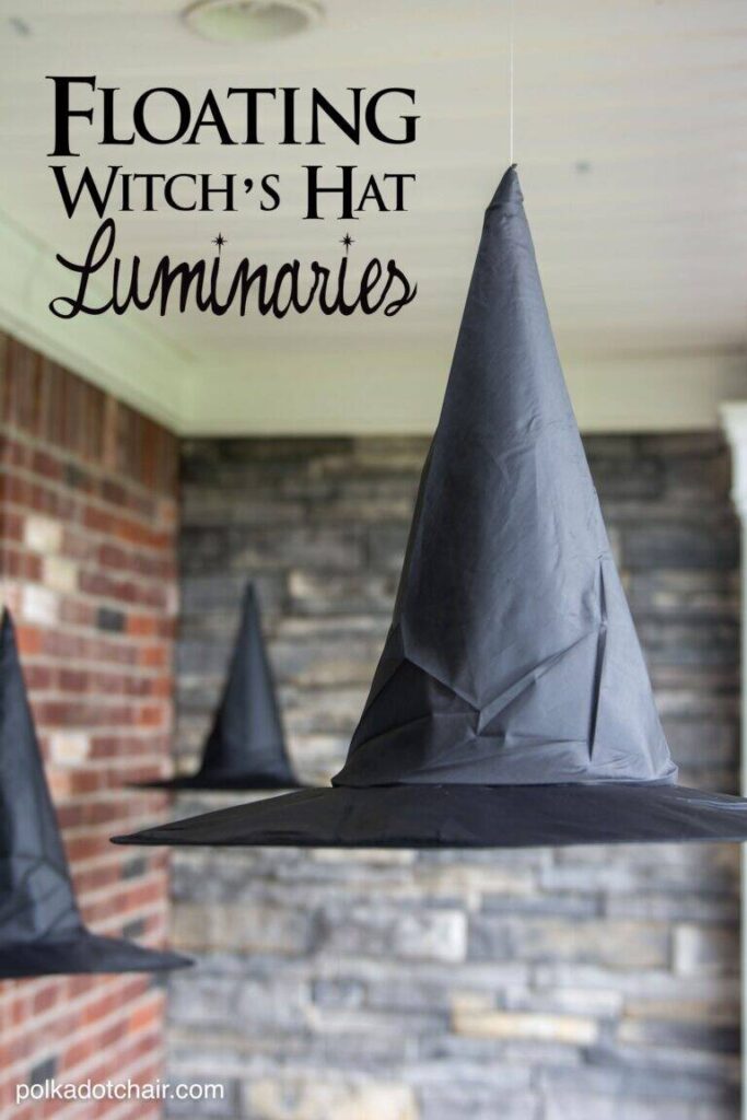 Black Floating Witch Hat