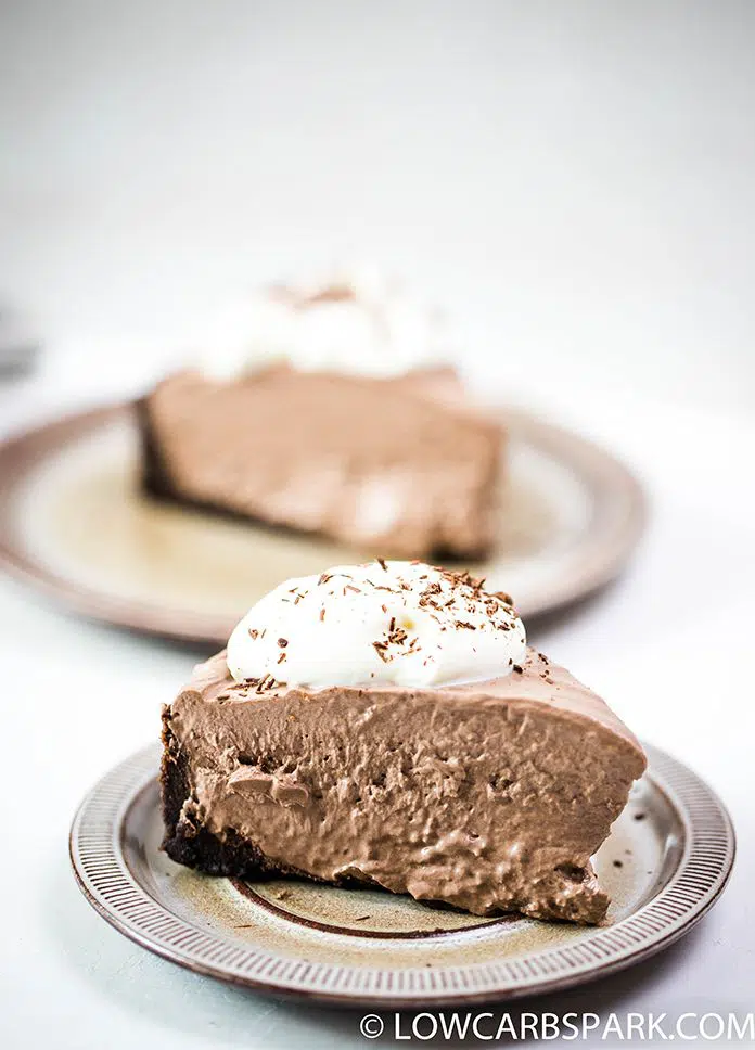 Keto French Silk Pie