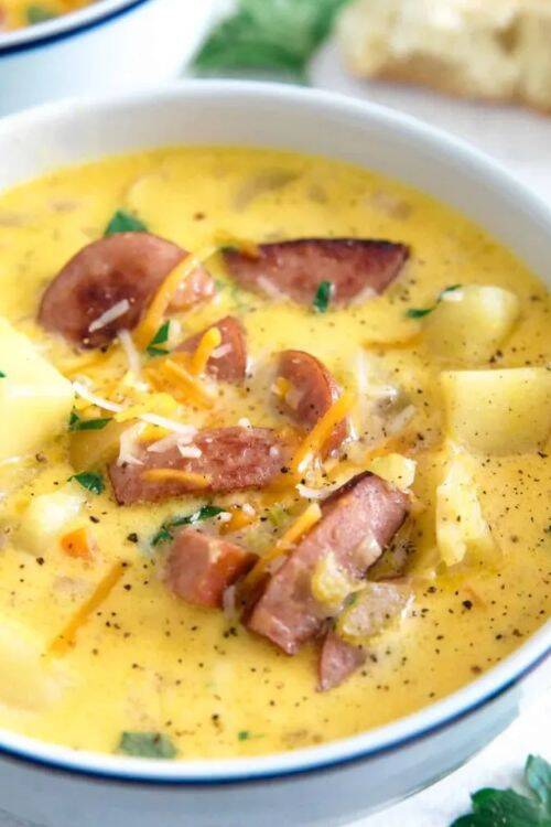 from Cheesy Kielbasa Potato Soup to One Pot Kielbasa Pasta and more, make the delicious kielbasa recipes