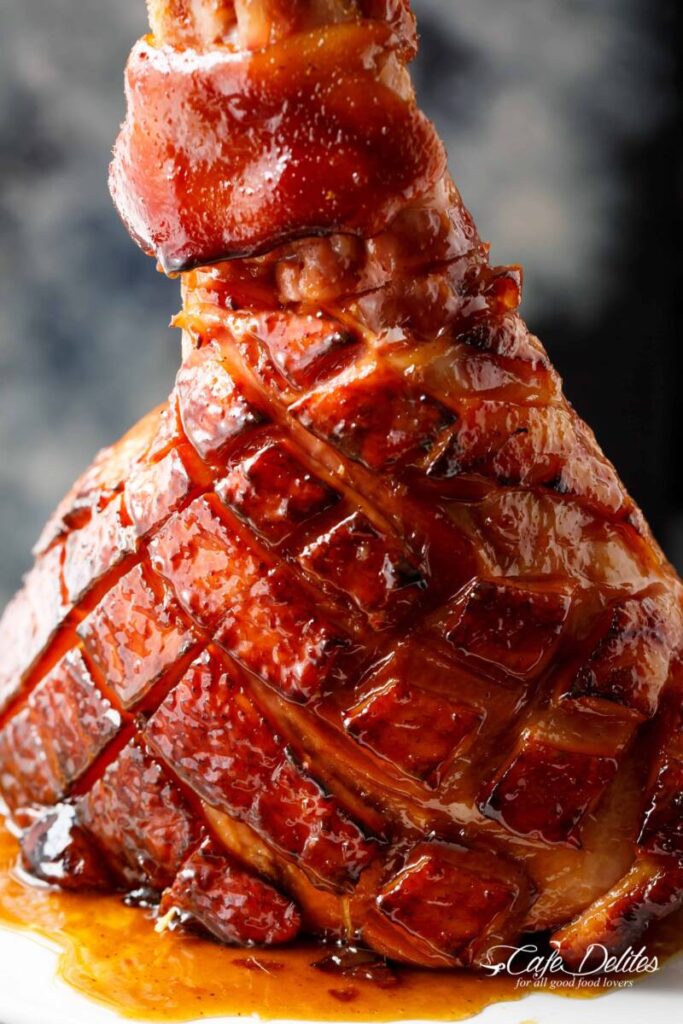 Brown Sugar Mustard Glazed Ham