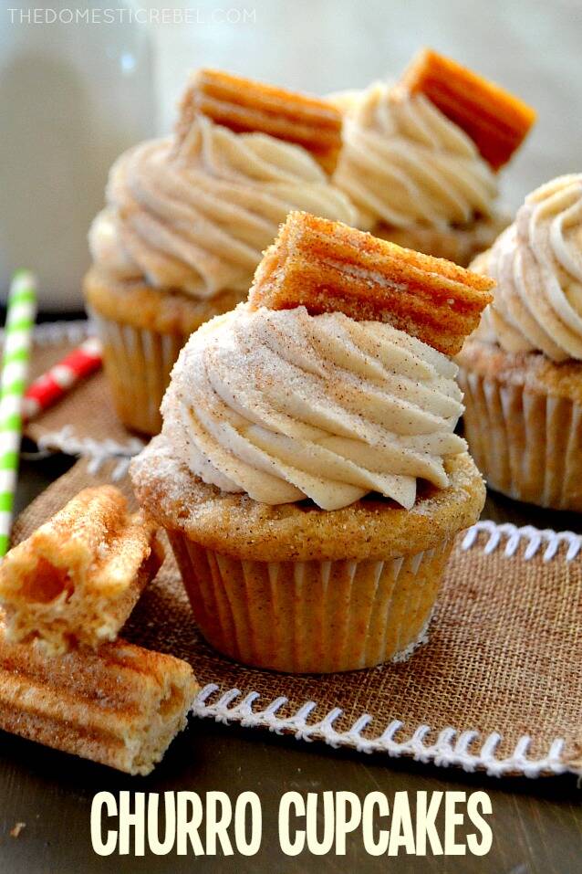 Churro Cupcakes