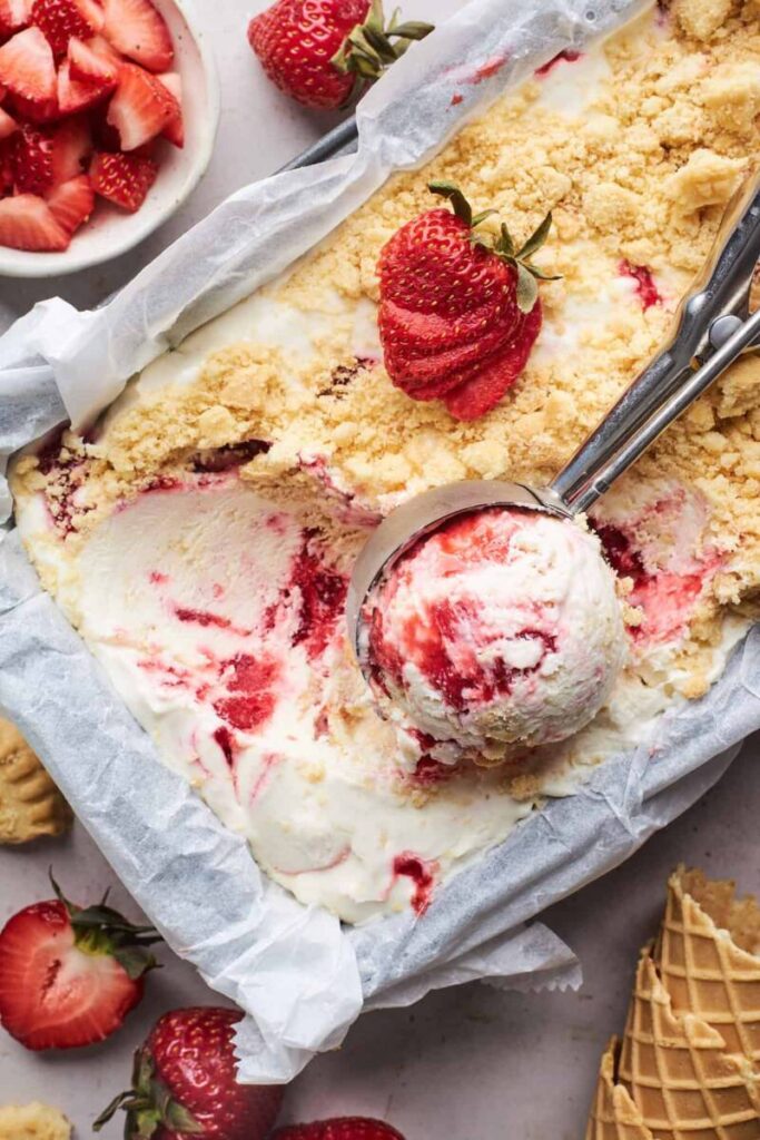 Strawberry Shortcake Ice Cream