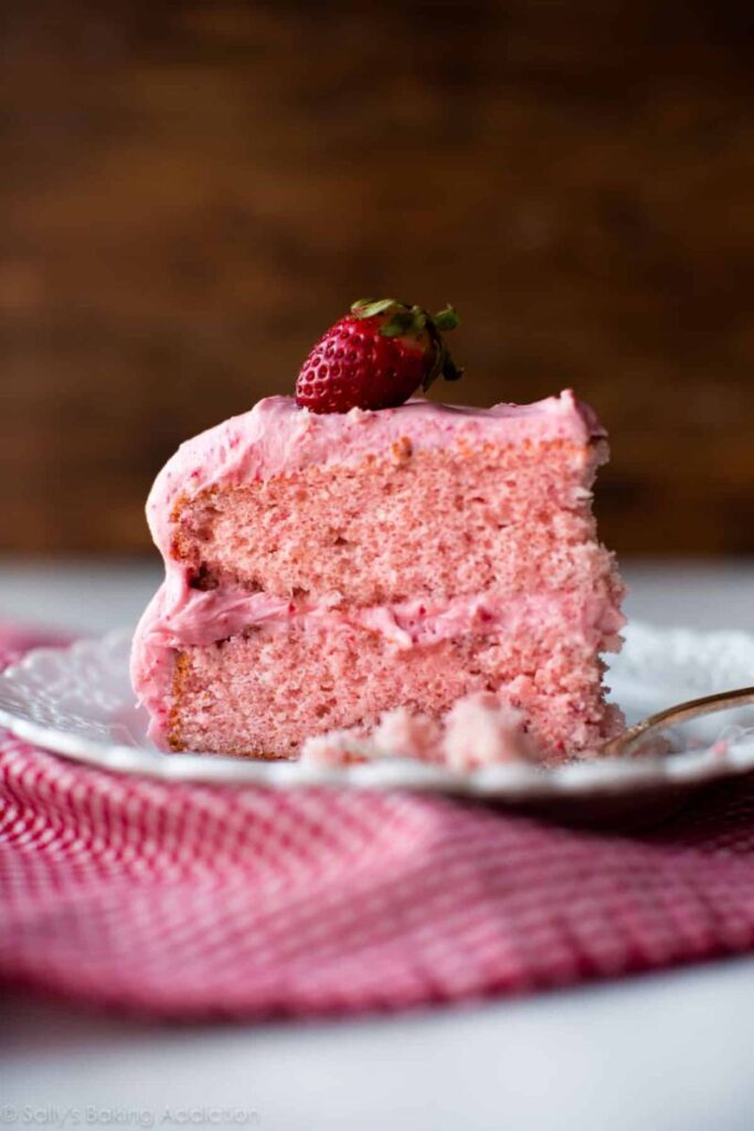 Homemade Strawberry Cake