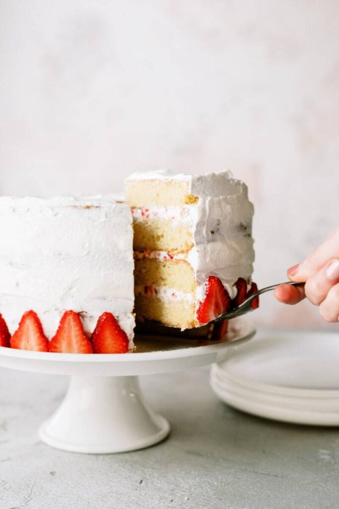 Strawberry Cream Cake