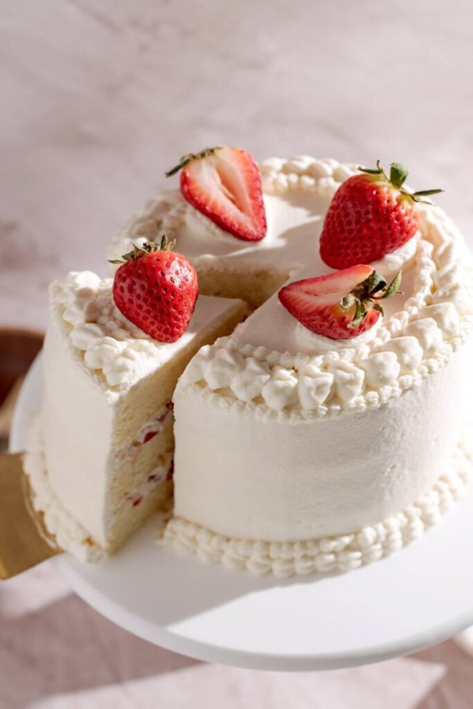 Strawberry Chiffon Cake