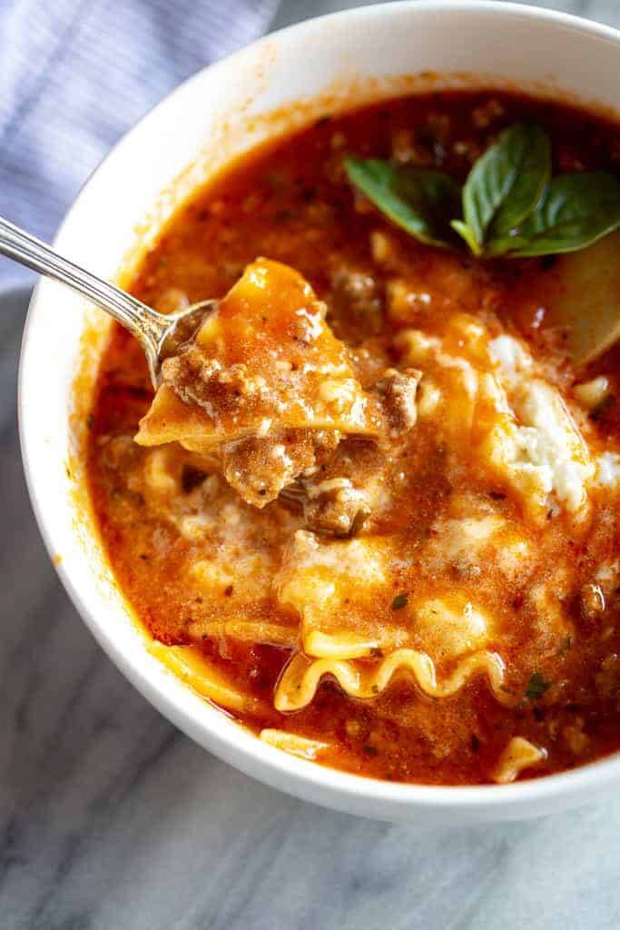 Lasagna Soup