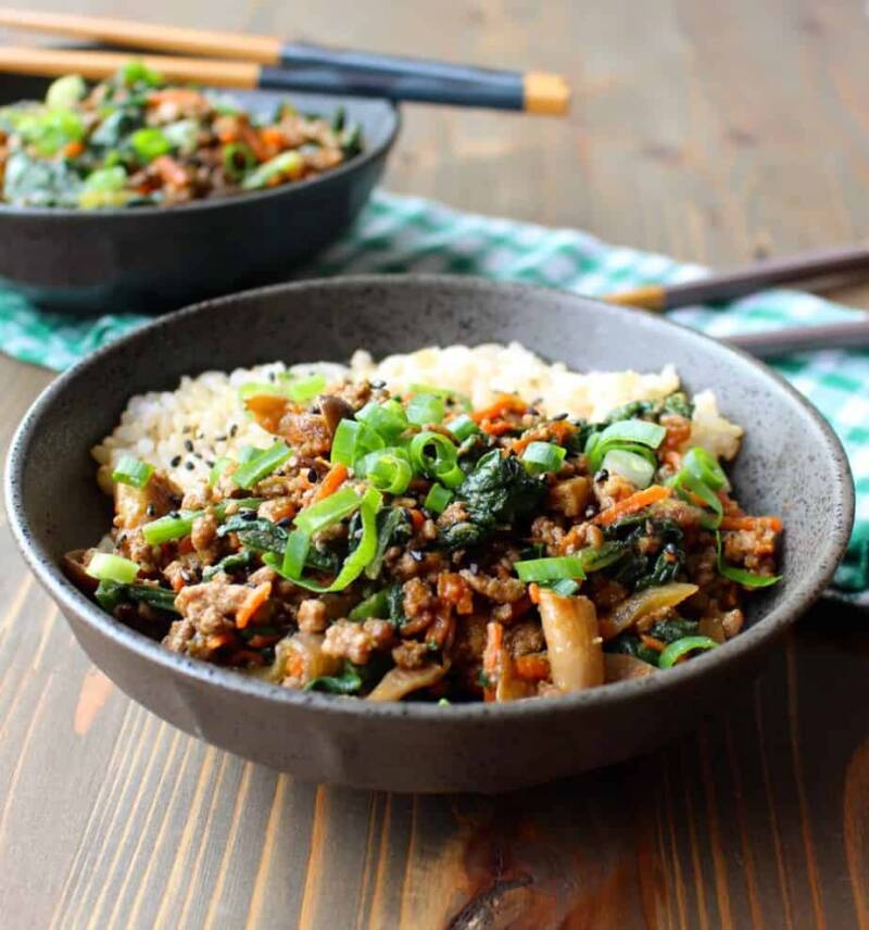 Ground Pork Stir Fry